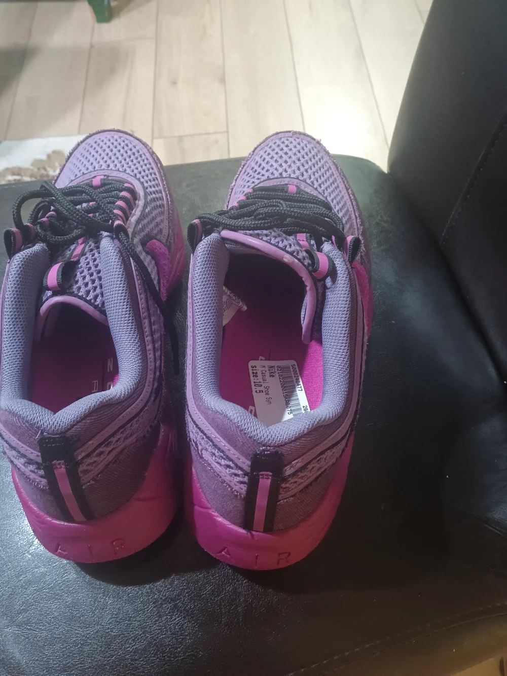 Nike Women’s Purple Mesh Zoom Athletic Sneakers with Pink Accents